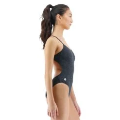 Costume TYR Lapped Solid Nero Donna 9 Costume TYR Lapped Solid Nero Donna -Swim Fit Sconto tyr clap7a001 004