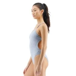 Costume TYR Lapped Solid Grigio Donna 10 Costume TYR Lapped Solid Grigio Donna -Swim Fit Sconto tyr clap7a019 005
