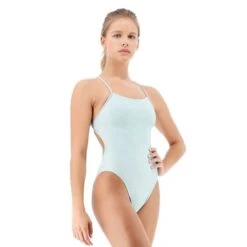 Costume TYR Lapped Solid Azzurro Donna 8 Costume TYR Lapped Solid Azzurro Donna -Swim Fit Sconto tyr clap7a332 003