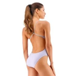 Costume TYR Lapped Solid Lilla Chiaro Donna 9 Costume TYR Lapped Solid Lilla Chiaro Donna -Swim Fit Sconto tyr clap7a531 004