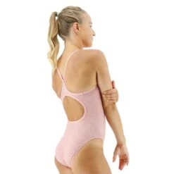 Costume TYR Lapped Solid I Rosa Pastello Donna -Swim Fit Sconto tyr dlap7a668 005