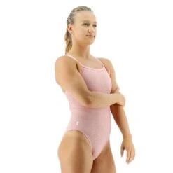 Costume TYR Lapped Solid I Rosa Pastello Donna -Swim Fit Sconto tyr dlap7a668 006