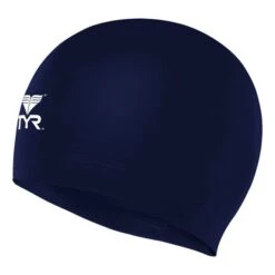 Cuffia Nuoto TYR Solid Latex Blu Navy