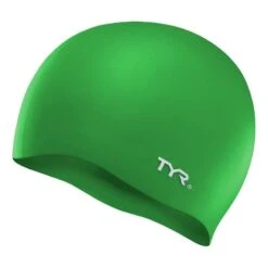 Cuffia Nuoto TYR Silicone No Wrinkle Verde