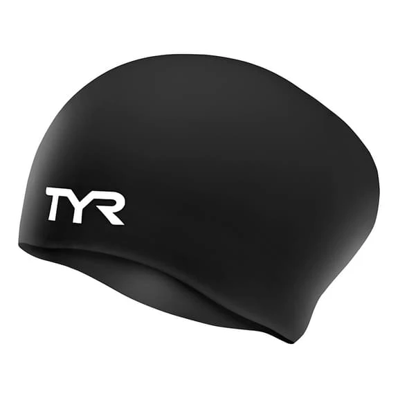 Cuffia Nuoto TYR Silicone Cap Long Hair Nero 1 Cuffia Nuoto TYR Silicone Cap Long Hair Nero