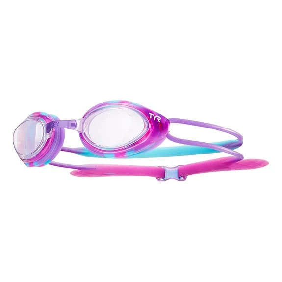 Occhialini Nuoto TYR Blackhawk Racing Blu Lilla Con Lenti Trasparenti Bambini 1 Occhialini Nuoto TYR Blackhawk Racing Blu Lilla Con Lenti Trasparenti Bambini