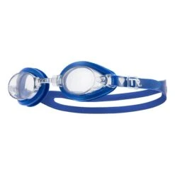 Occhialini TYR Qualifier Blu Con Lenti Trasparenti Bambini