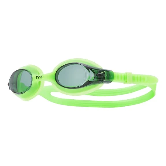 Occhialini TYR Swimple Verde Con Lenti Grigio Bambini 1 Occhialini TYR Swimple Verde Con Lenti Grigio Bambini