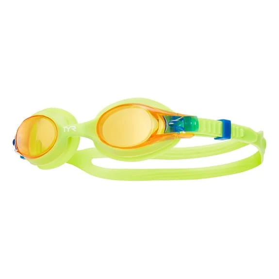 Occhialini TYR Swimple Verde Con Lenti Arancione Bambini 1 Occhialini TYR Swimple Verde Con Lenti Arancione Bambini