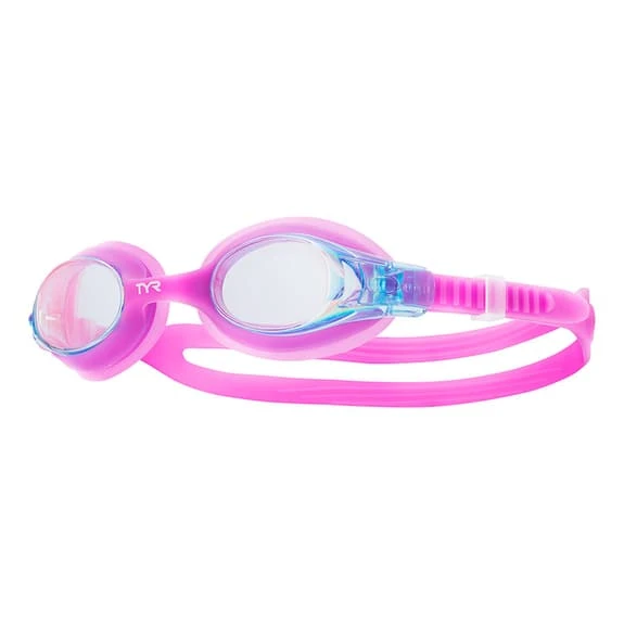 Occhialini TYR Swimple Rosa Blu Con Lenti Trasparenti Bambini 1 Occhialini TYR Swimple Rosa Blu Con Lenti Trasparenti Bambini