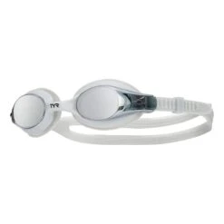 Occhialini TYR Swimple Grigio Con Lenti A Specchio Argento Bambini