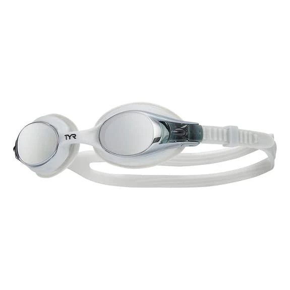 Occhialini TYR Swimple Grigio Con Lenti A Specchio Argento Bambini 1 Occhialini TYR Swimple Grigio Con Lenti A Specchio Argento Bambini