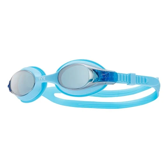Occhialini TYR Swimple Blu Con Lenti A Specchio Bambini 1 Occhialini TYR Swimple Blu Con Lenti A Specchio Bambini