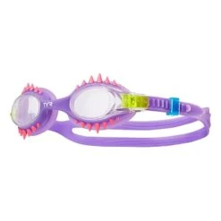 Occhialini TYR Swimple TM Spikes Lilla Con Lenti Trasparenti Bambini