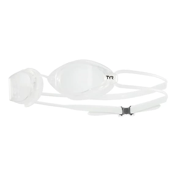 Occhialini TYR Tracer X Racing Nano Bianco Con Lenti Bianco 1 Occhialini TYR Tracer X Racing Nano Bianco Con Lenti Bianco