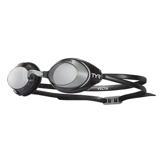 Occhialini Nuoto TYR Vecta Racing Nero Con Lenti Scure Nero 1 Occhialini Nuoto TYR Vecta Racing Nero Con Lenti Scure Nero