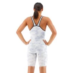 Costume TYR Venzo Camo Bianco Donna -Swim Fit Sconto tyr vzccb6a100 004