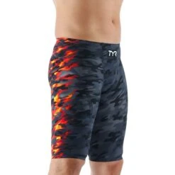Costume TYR Venzo Camo Nero Grigio Arancione 11 Costume TYR Venzo Camo Nero Grigio Arancione -Swim Fit Sconto tyr vzclw6a937 006
